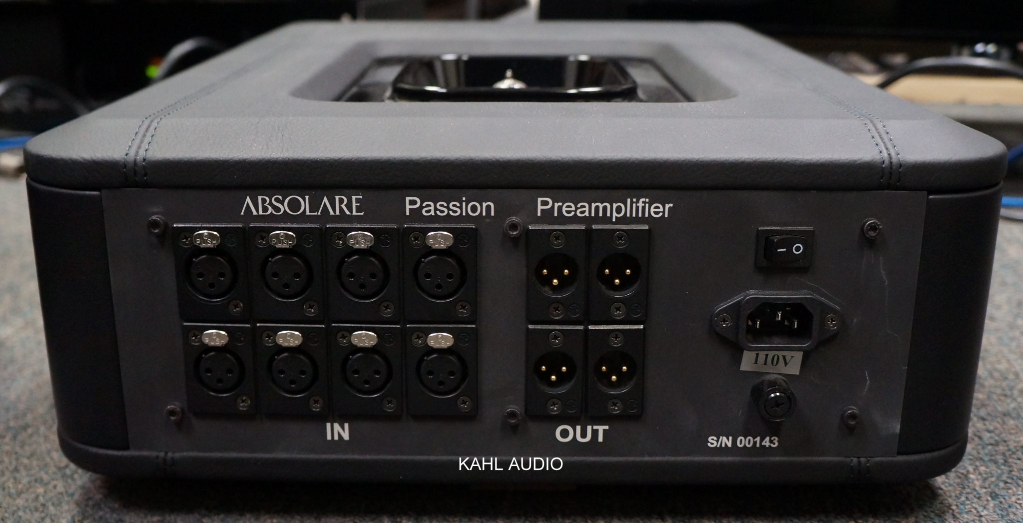Absolare Passion Altius Balanced preamp. Absolute Sound