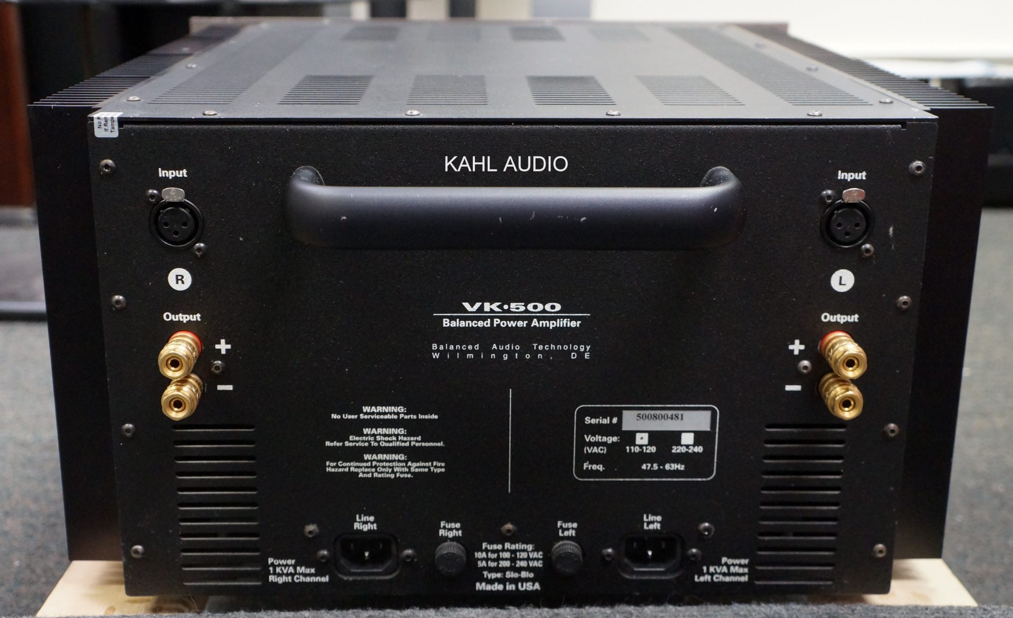 Balanced Audio Technology VK-500 stereo amp. Lots of positive reviews ...
