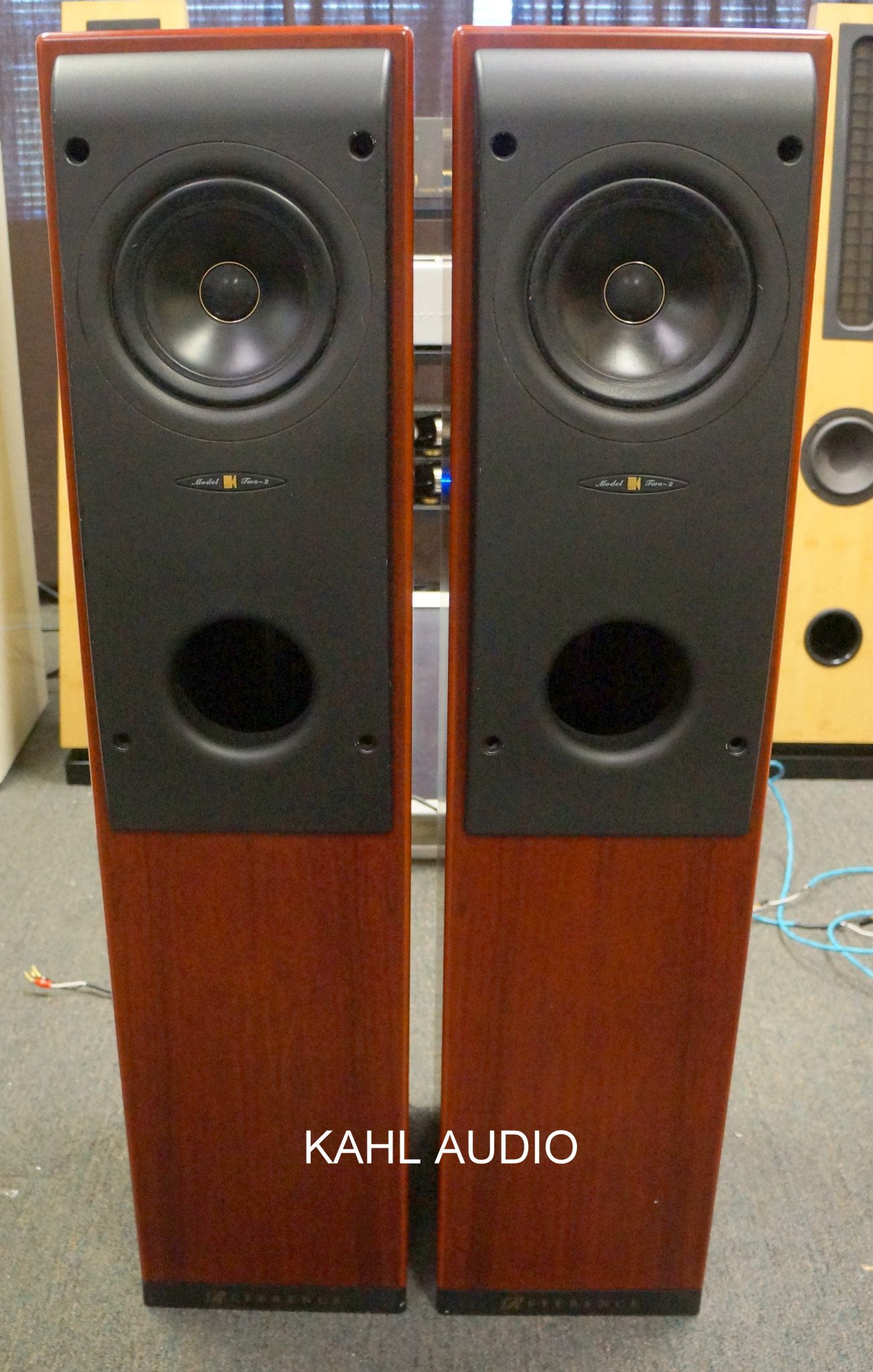 KEF Reference Series Model Two-2 floorstanding speakers. Lots of ...