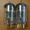 Tung Sol 12AX7 tubes, set of 2. Gold pins! NOS. $68 MSRP