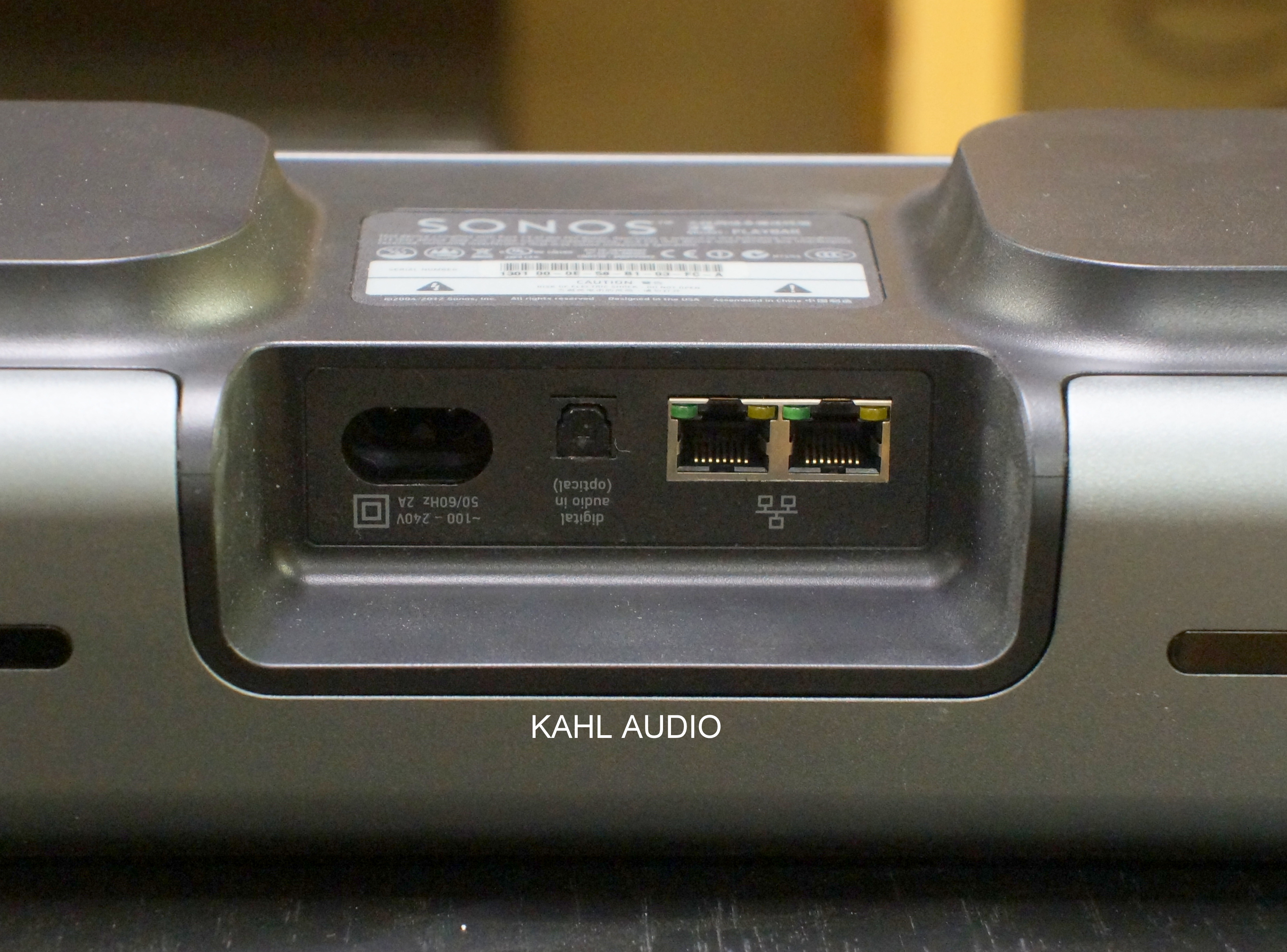 Sonos Playbar. Wall mountable soundbar, 100-240V. $500 MSRP – Kahl Audio