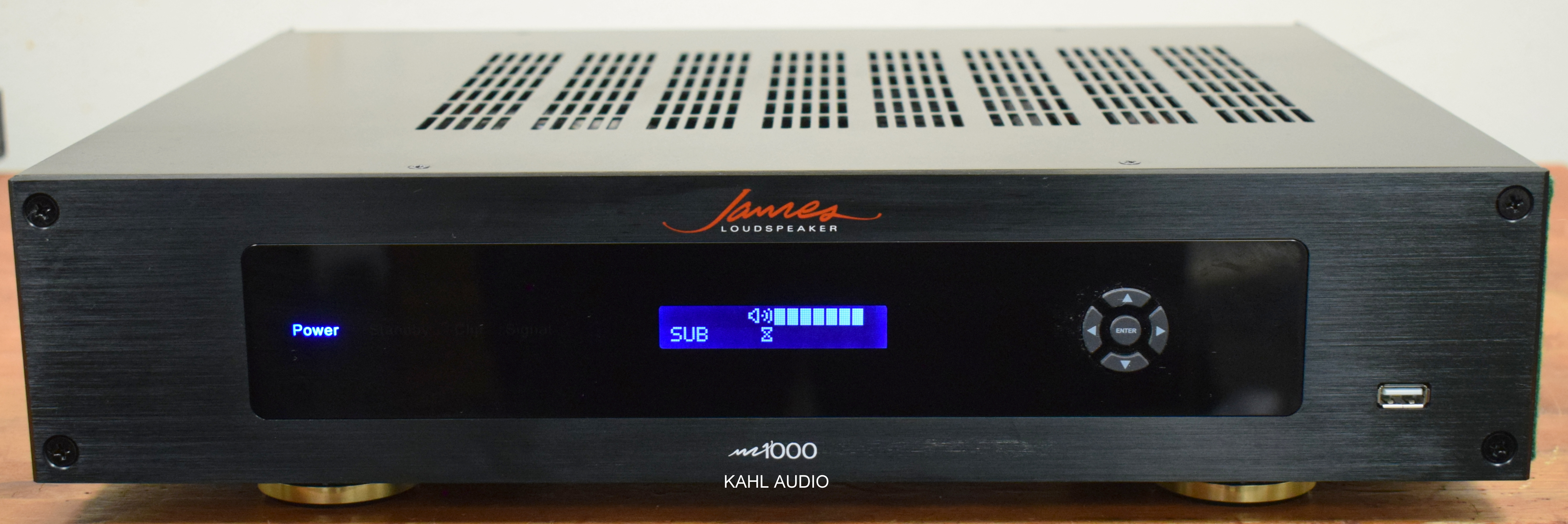 James Loudspeakers M1000 DSP subwoofer amplifier. 1000W! 115V/230V. $1,000 MSRP – Kahl Audio
